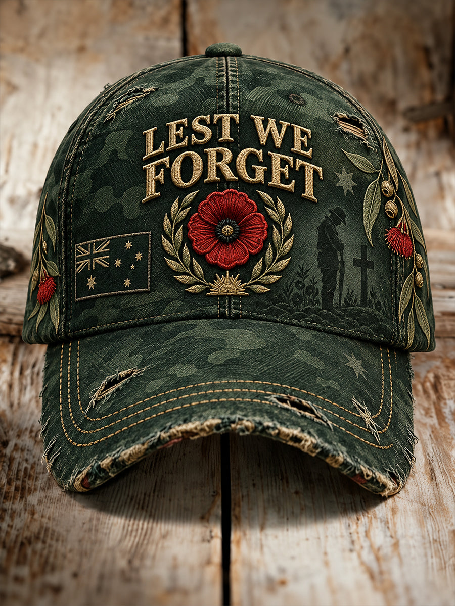 Unisex Australian Veteran Remembrance Day Hat