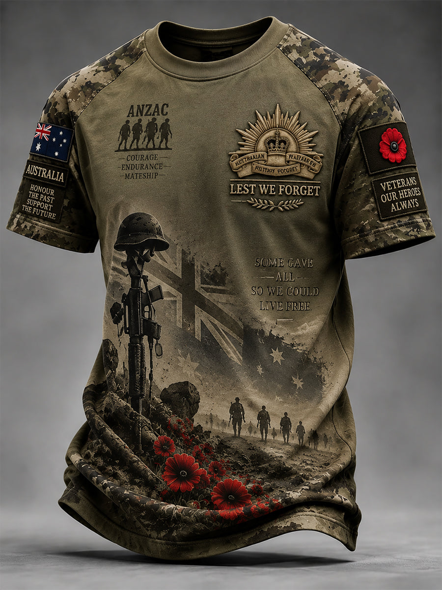 Men's Remembrance Day In Australia T-Shirts