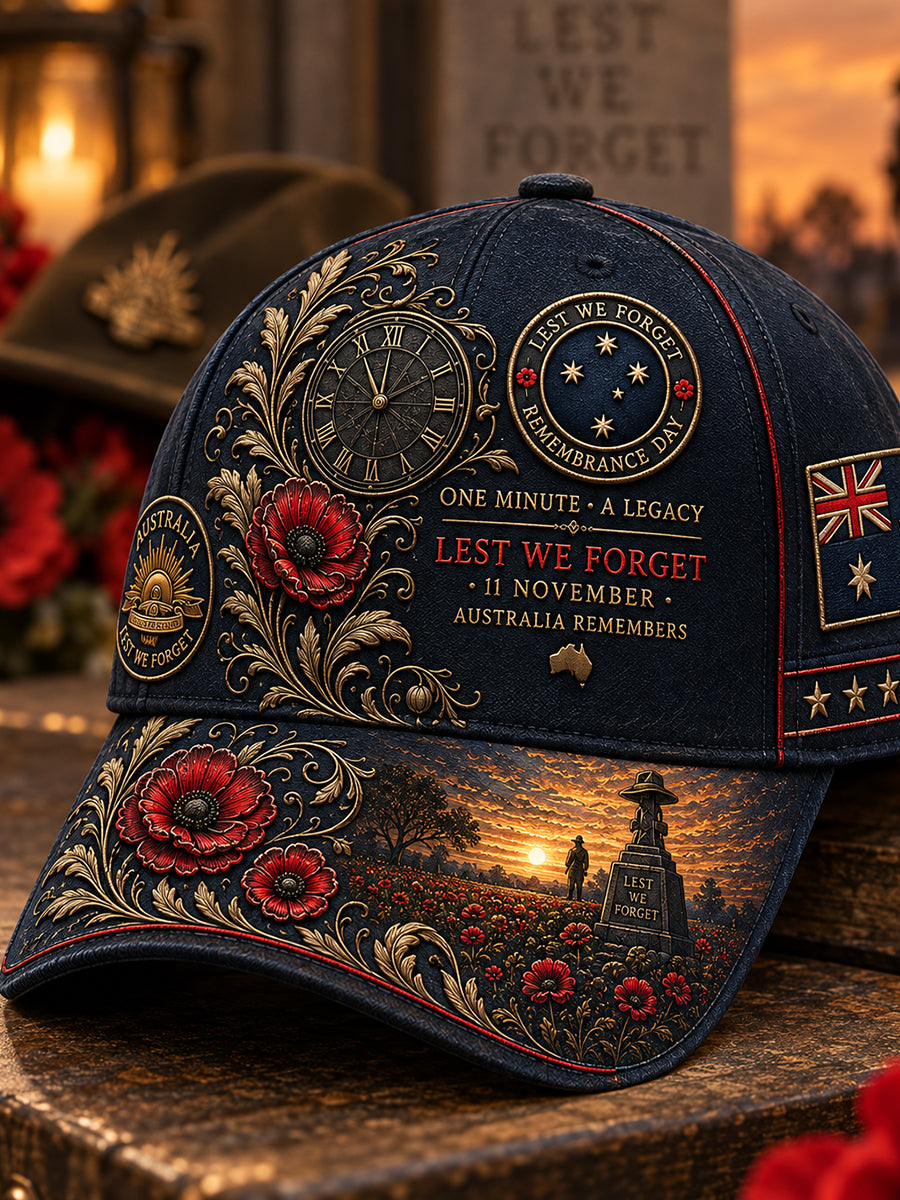 Unisex Australian Veteran Remembrance Day Hat