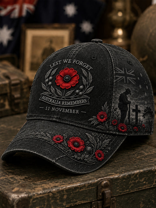 Unisex Australian Veteran Remembrance Day Hat
