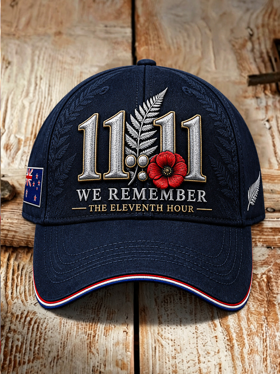 Unisex  New Zealand Veteran Remembrance Day Hat