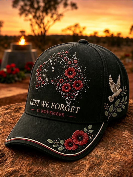Unisex Australian Veterans Print Hat