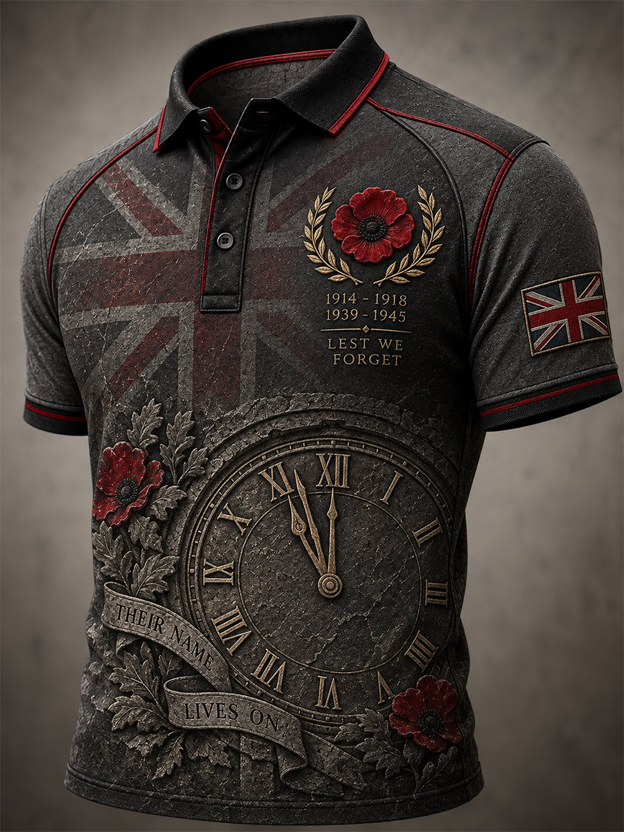 Men's Remembrance Day In Australia Polo Shirt