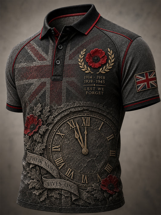 Men's Remembrance Day In Australia Polo Shirt
