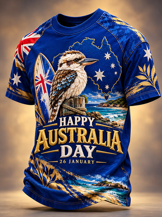 Men's Australia Day Short Sleeves T-Shirt