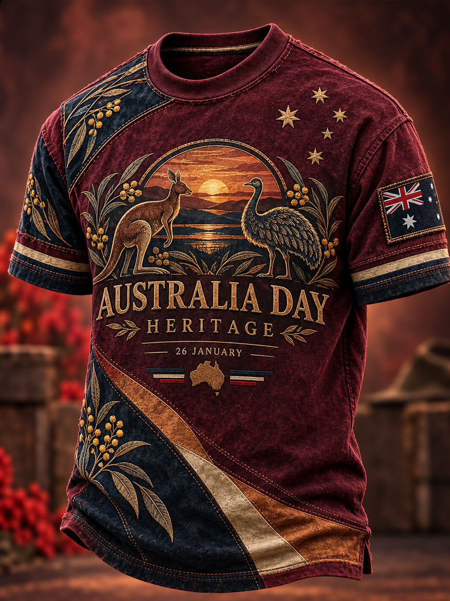 Men's Australia Day Short Sleeves T-Shirt
