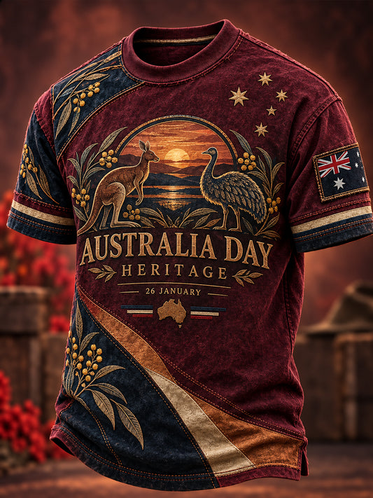 Men's Australia Day Short Sleeves T-Shirt