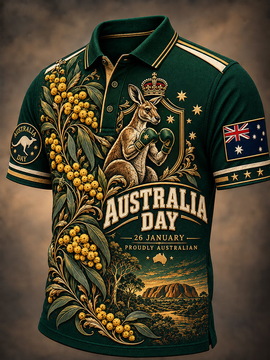 Men's Australia Day Short Sleeve Shirt