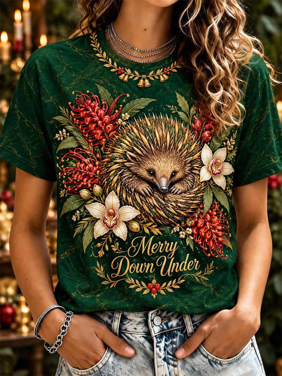 Women's Australian Christmas Short-Sleeve T-Shirt