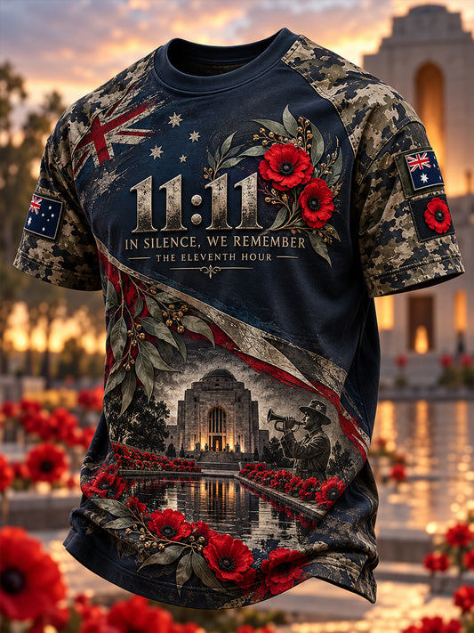 Men's Veterans Remembrance Day Short Sleeve T-Shirt