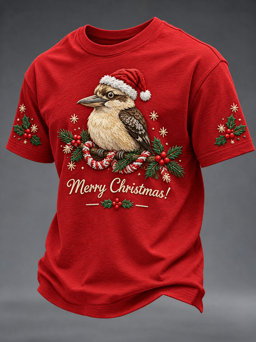 Men's Christmas in Australia Printed short sleeves t-shirt