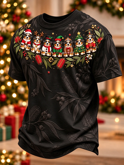Men's Christmas in Australia Printed short sleeves t-shirt