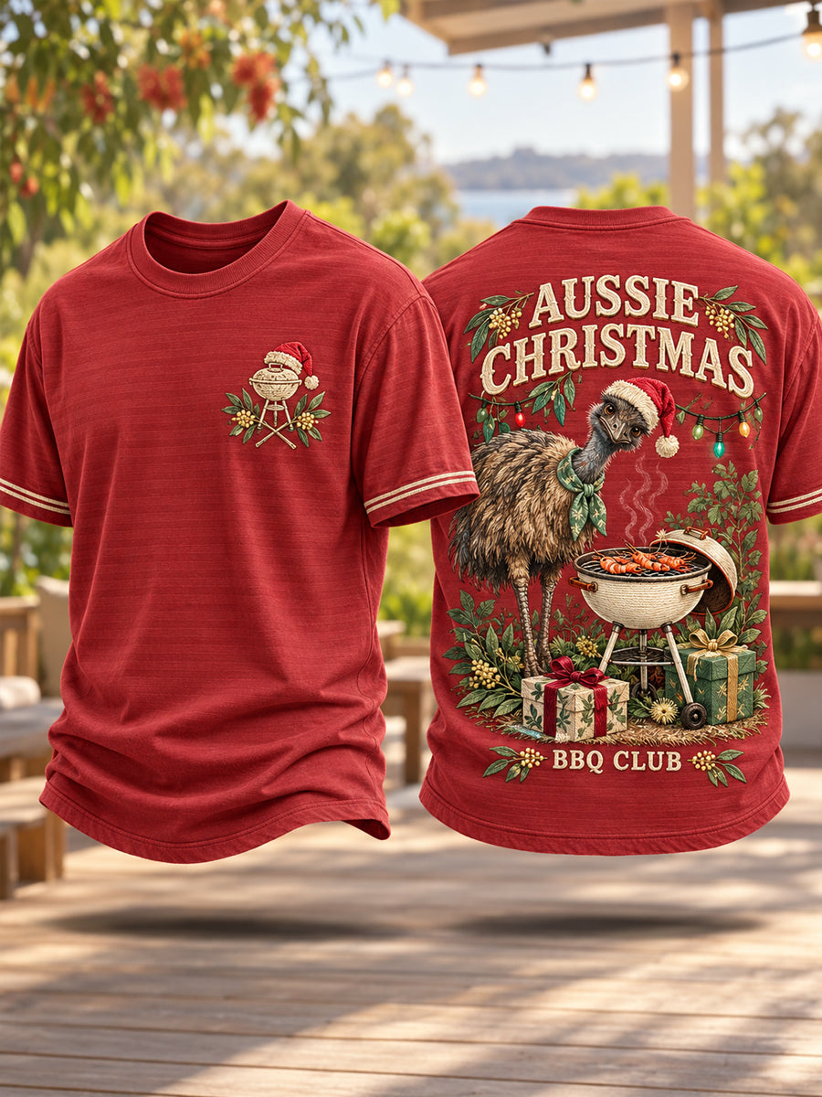 Men's Christmas In Australia Short Sleeves T-Shirt