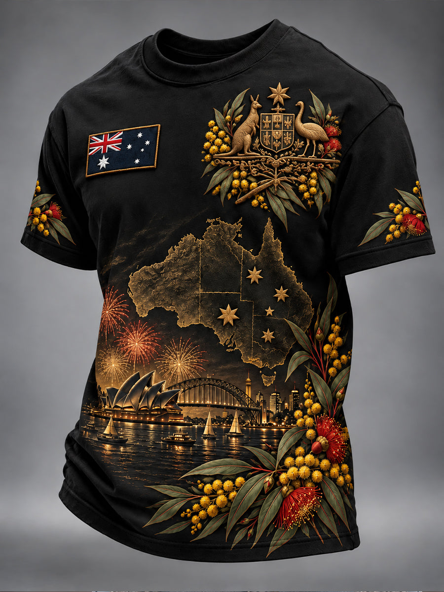 Men's Australia Day Short Sleeves T-Shirt
