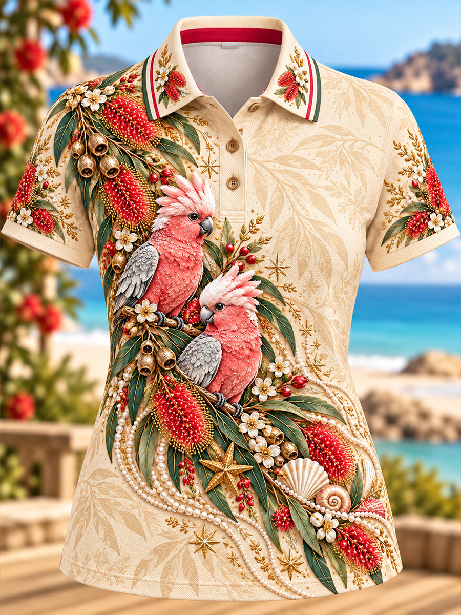 Women's Christmas In Australia Polo T-Shirt