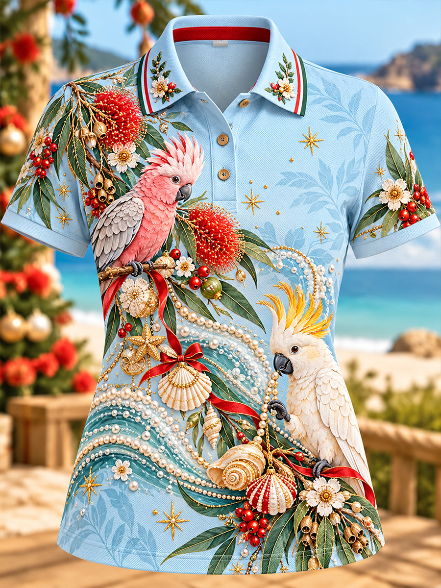 Women's Christmas In Australia Polo T-Shirt