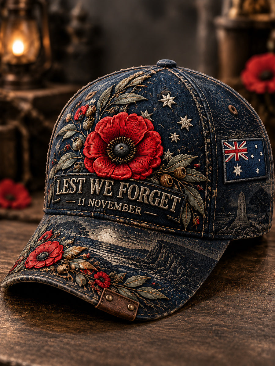 Unisex Remembrance Day Australian Veterans Hat