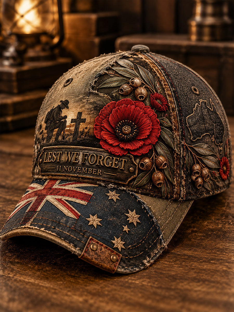 Unisex Remembrance Day Australian Veterans Hat