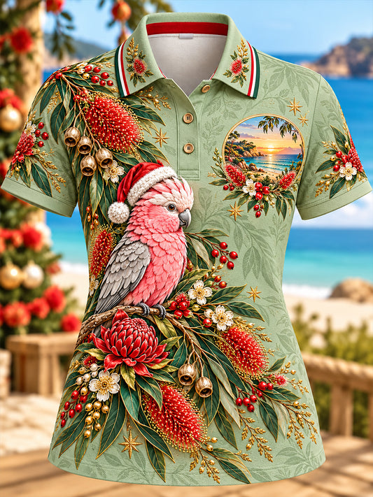 Women's Christmas In Australia Polo T-Shirt