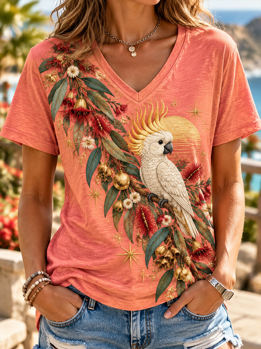 Women's Christmas In Australia Short-Sleeved T-Shirt