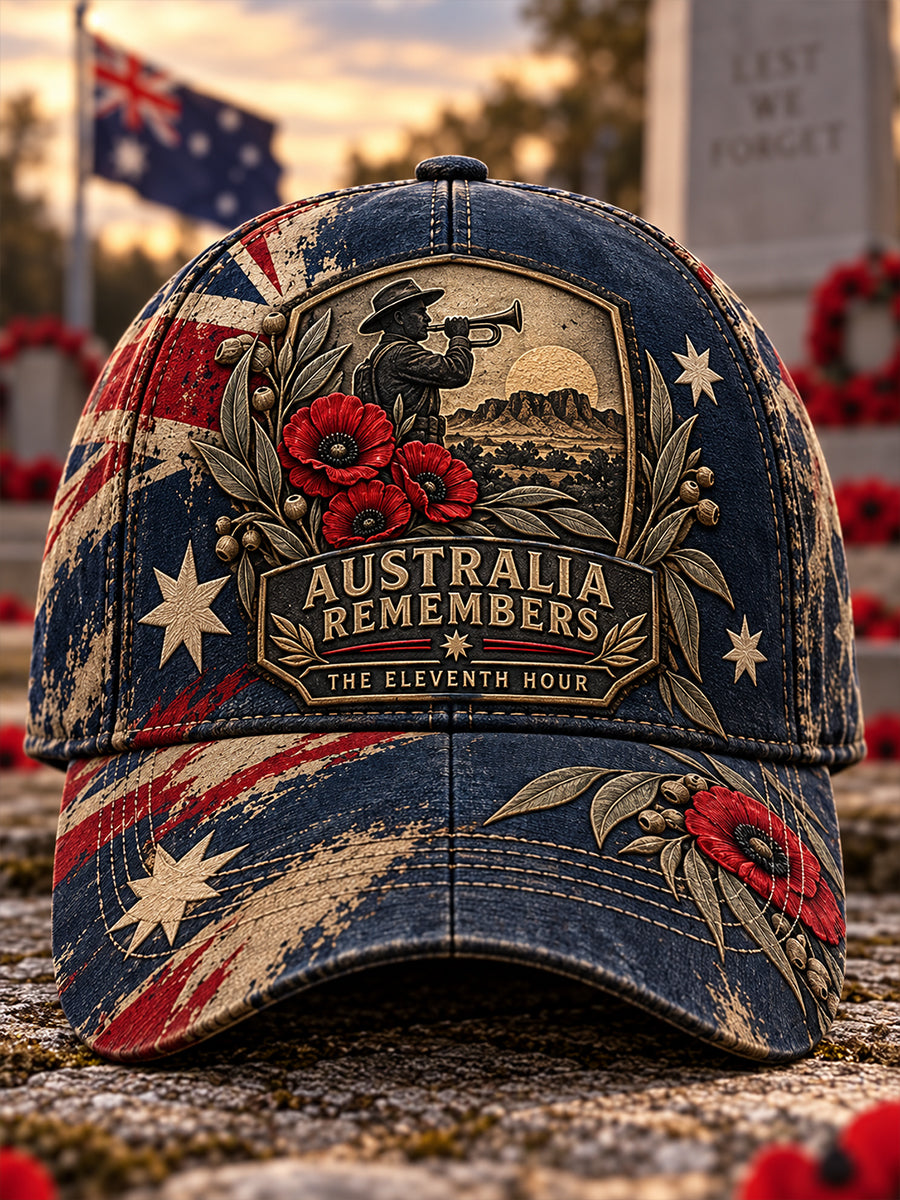 Unisex Australian Veterans Remembrance Day Hat