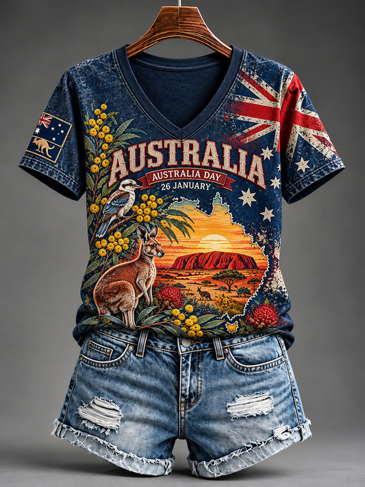 Women's Australia Day Short-Sleeved T-Shirt