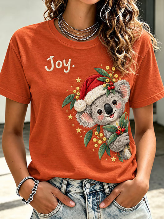 Women's Christmas in Australia Printed short-sleeved T-shirt