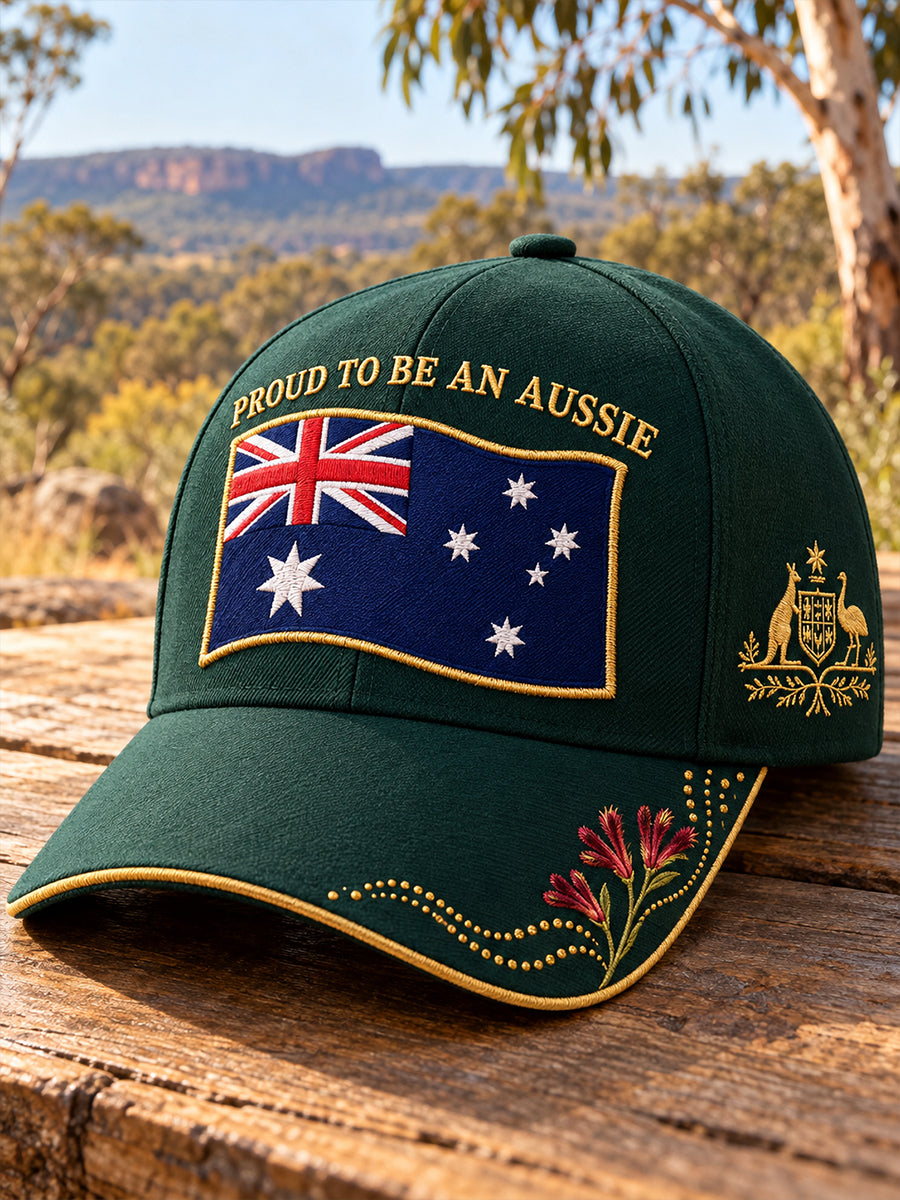 Unisex Australia Day Proud Aussie Art Printed Hat