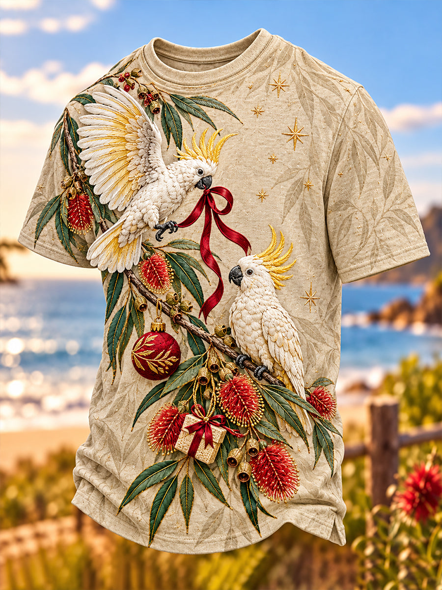 Men's Christmas In Australia Short Sleeves T-Shirt