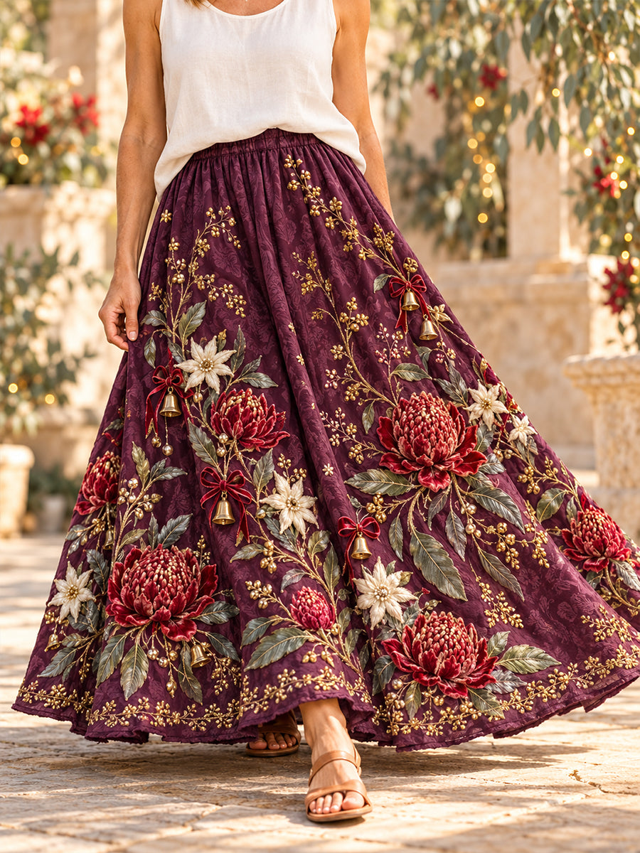 Women's Australian Christmas  Half-length Skirt