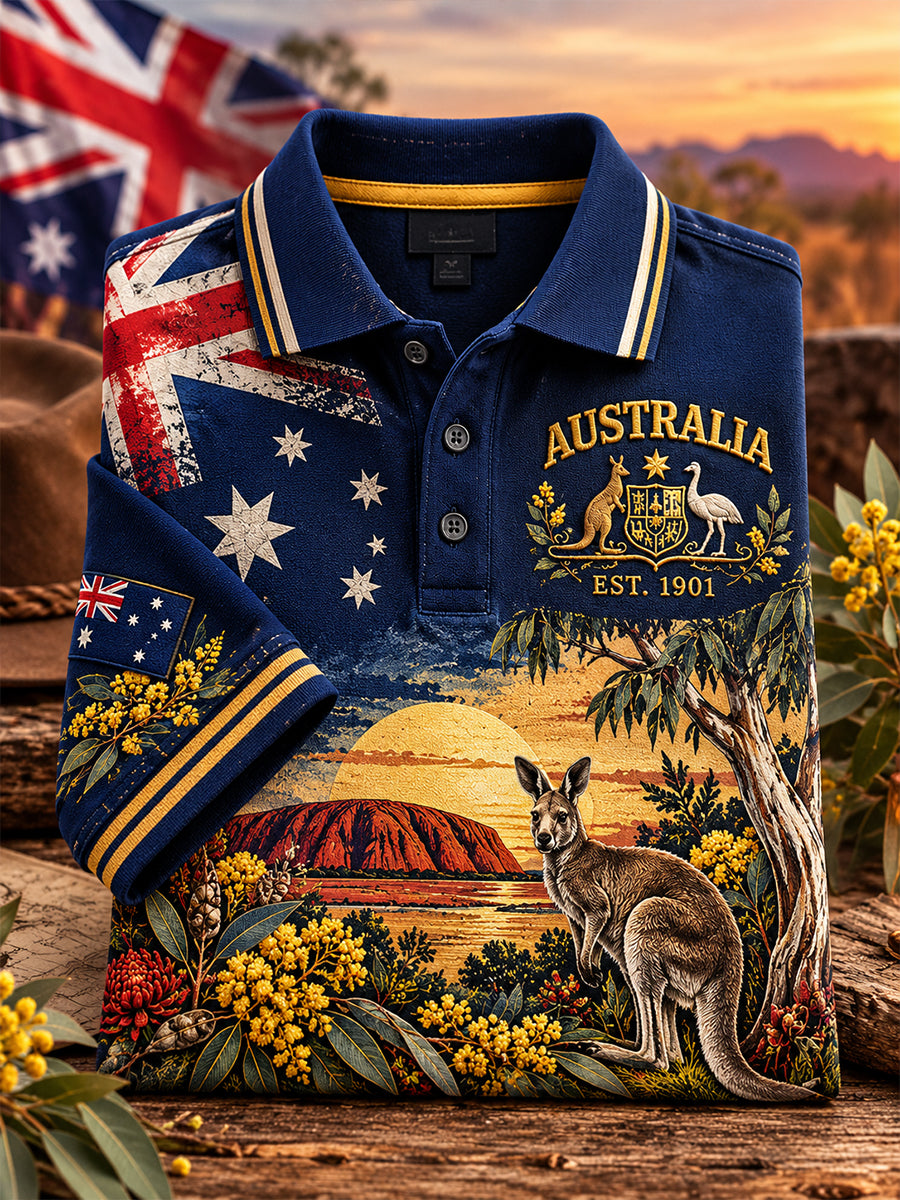 Men's Australia Day Short Sleeve Shirt