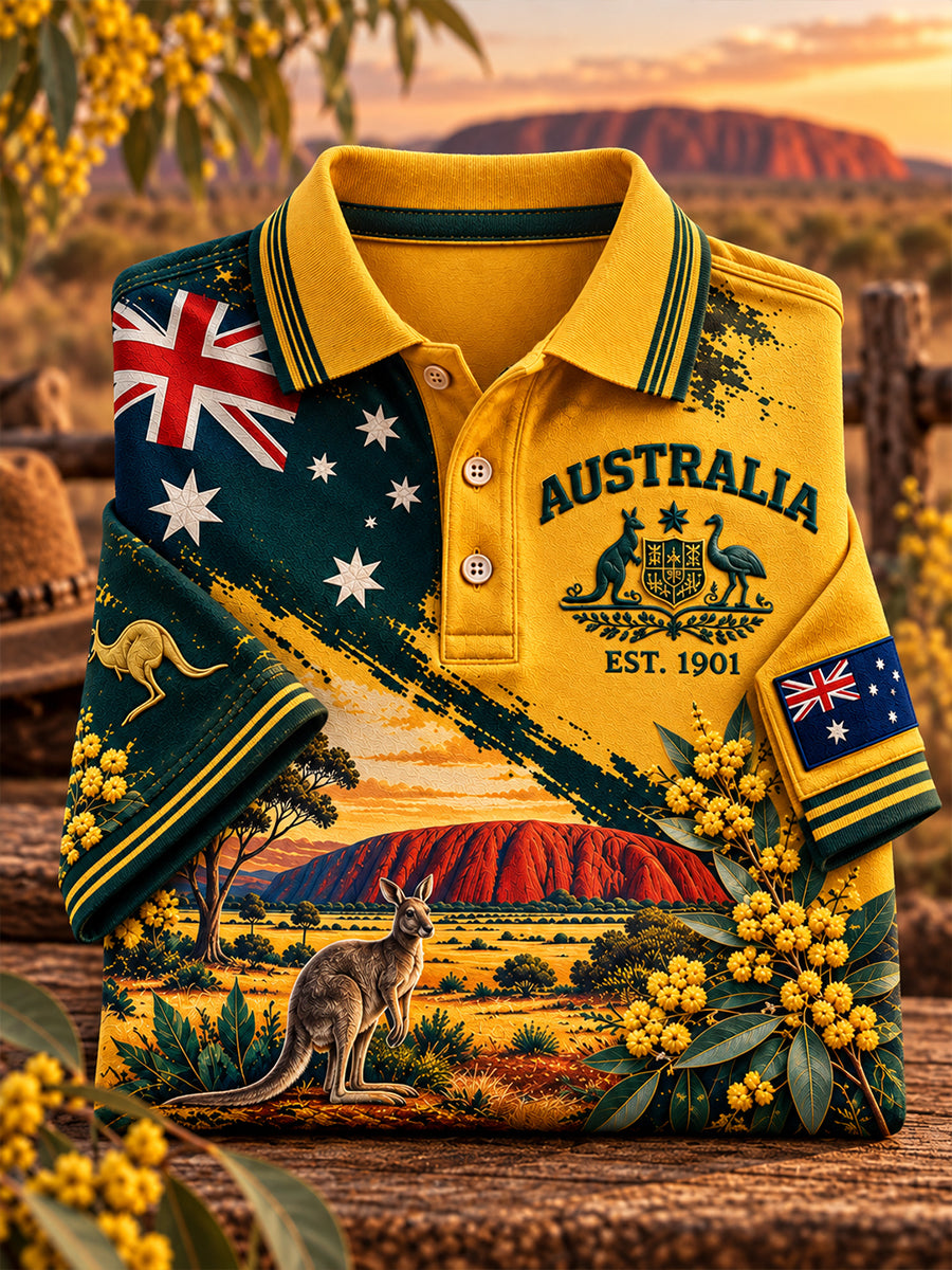 Men's Australia Day Short Sleeve Shirt