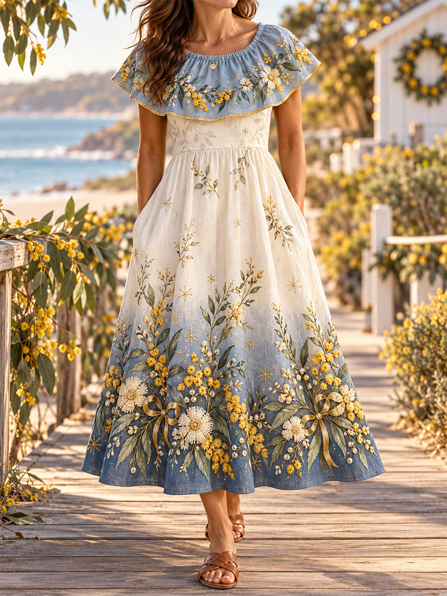 Women's Retro Australian Christmas Dress